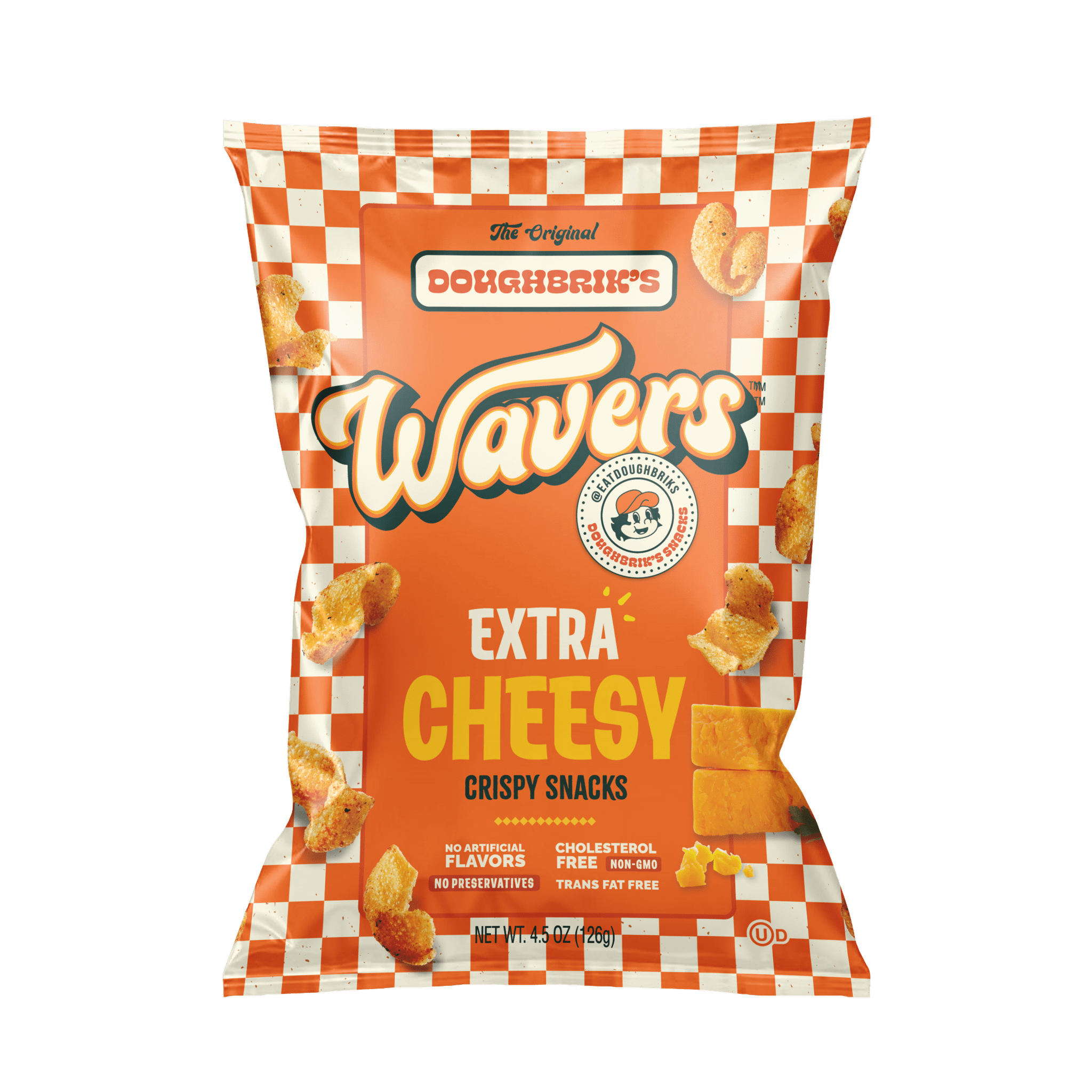 EXTRA CHEESY (6 - PACK) - EATDOUGHBRIKS SNACKS